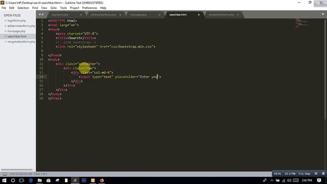 Creat searchbar using bootstrap & css 2018 смотреть онлайн