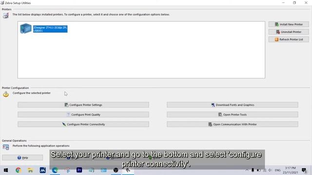 How to Setup Wireless Connection for Zebra ZT411 Barcode Printer смотреть онлайн