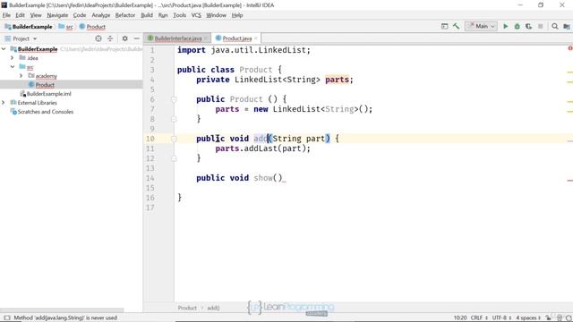 The Java Design Patterns Course--3 Implementation Example смотреть онлайн