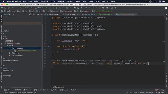 Dagger 2 Deep Dive (24/55) - Matching Dagger Component Scopes with ViewModel Scopes смотреть онлайн