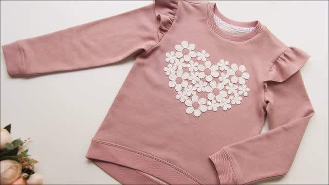 Как сшить свитшот на девочку