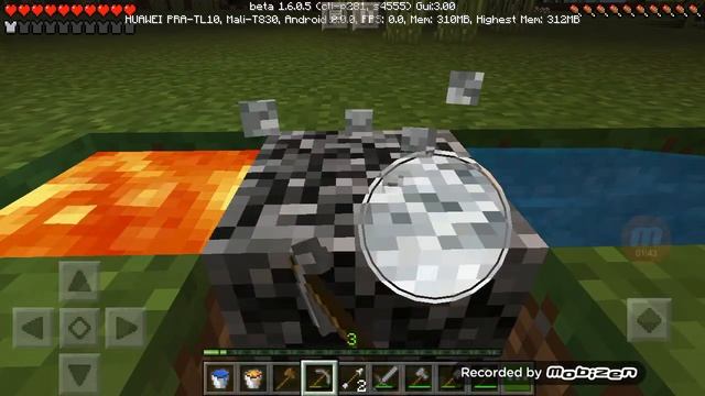 Как сделать бесконечный источник камня и временный источник обсидиана. смотреть онлайн