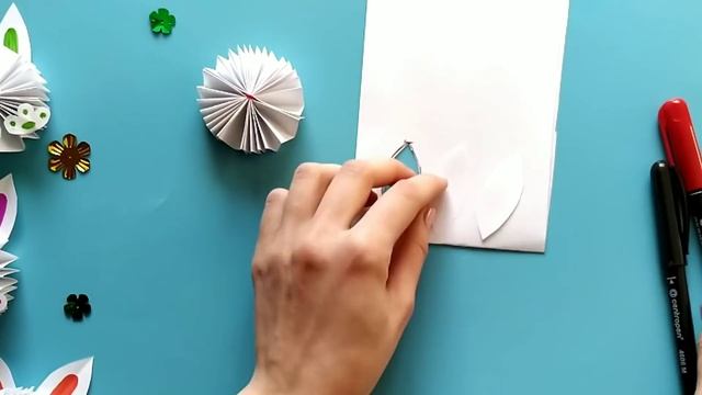 DIY ? - How to make an EASTER RABBIT from A4 paper / Easy Paper Craft Ideas for Kids смотреть онлайн