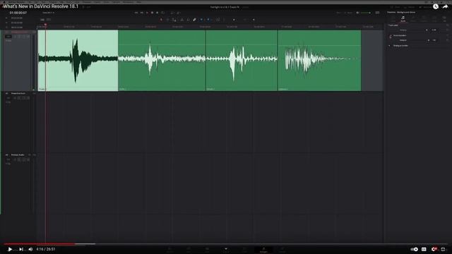 Новые аудио-фильтры для работы с голосом в Davinci 18.1 смотреть онлайн