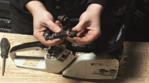 Замена амортизатора бензопилы STIHL MS 361
