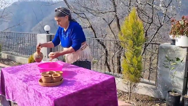 БАБУШКА ПРИГОТОВИЛА ВКУСНОЕ БЛЮДО Азербайджанская Кухня Деревенская Кухня Рецепты смотреть онлайн