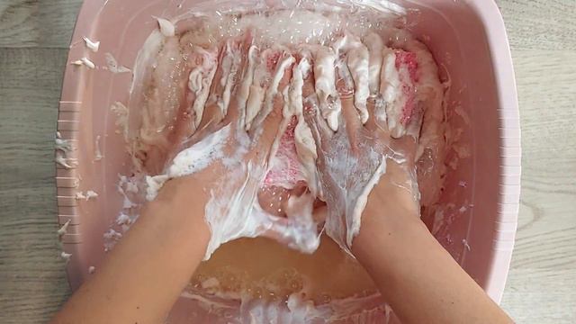 💜💛Soaked Soap💛💜Mushy Soap💜PURPLE SOAP 💜💛 YELLOW SOAP 💛 Размокшее  мыло 💛💜 #asmr