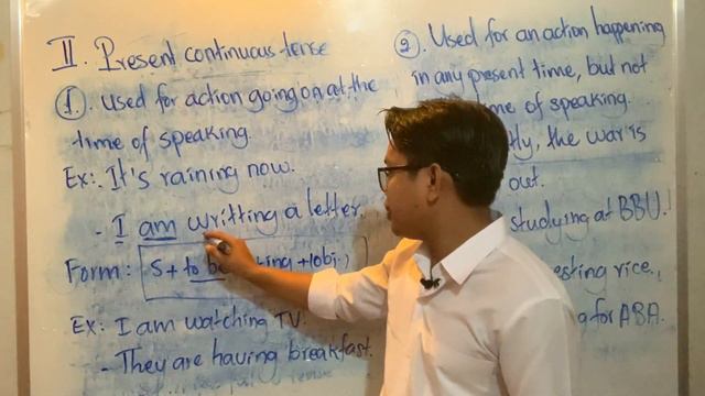 Study English | Present progressive | Present continuous tenses | Learn English for all levels смотреть онлайн