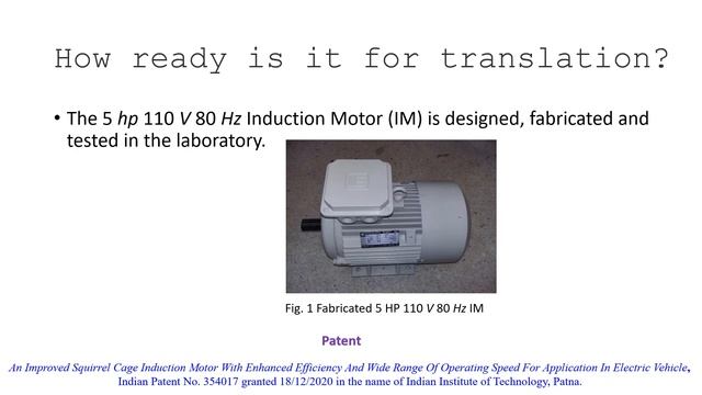 An New Induction Motor For Electric Vehicle Propulsion System इलेक्ट्रिक वाहन प्रणोदन और नियंत्रण