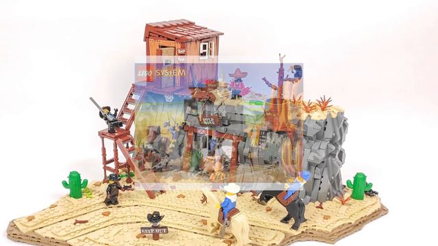 Lego Western MOC - "Gold Mine Hide-out" смотреть онлайн