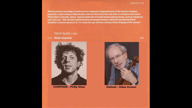 Philip Glass : Concerto for Violin and Orchestra смотреть онлайн