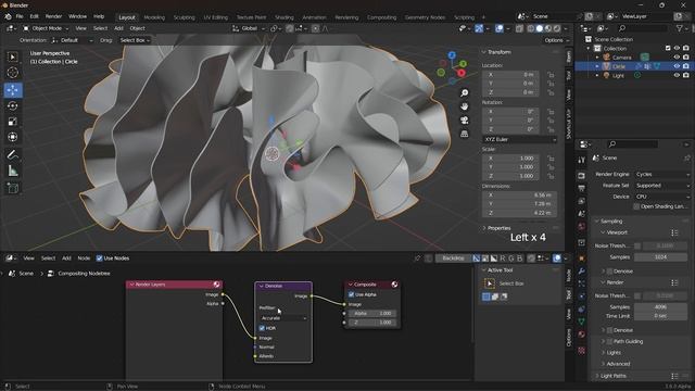 Blender 3.6 Alpha - Organic Shapes with Blender [FREE] Differential Growth Add-On смотреть онлайн