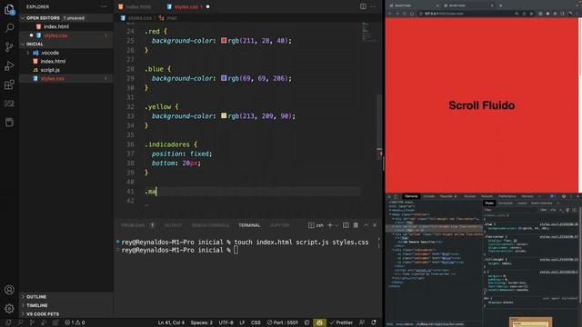 Crea un Scroll Vertical Fluido con HTML CSS & JS смотреть онлайн