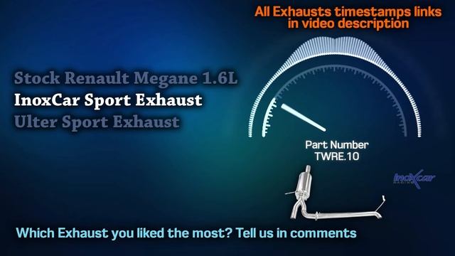 Renault Megane Exhaust Sound 1.6L ? Acceleration,Turbo,Mods,Upgrade,Modified,Ulter,Inoxcar,System+ смотреть онлайн