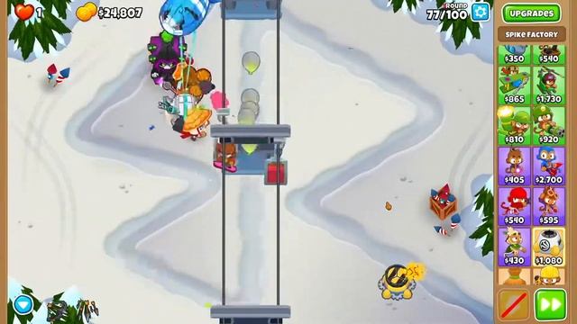 How to beat Alpine Run on Chimps! Bloons TD 6 смотреть онлайн