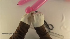 БУКВА А из длинных шаров ШДМ своими руками How to Make a Balloon Letter A TUTORIAL