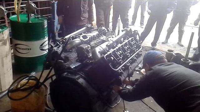 ЯМЗ-238 запуск после капремонта / YAMZ-238 start-up смотреть онлайн