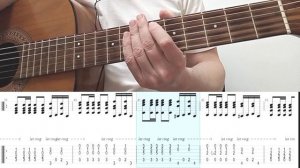 4 ая часть. Полонез Огинского на гитаре Ноты, табы и все части в описании. спонсор урока Михаил