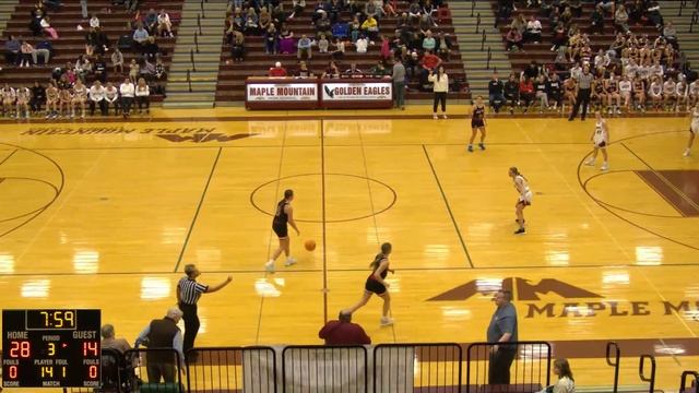 Maple Mountain High School vs Spanish Fork High School Womens Varsity Basketball смотреть онлайн