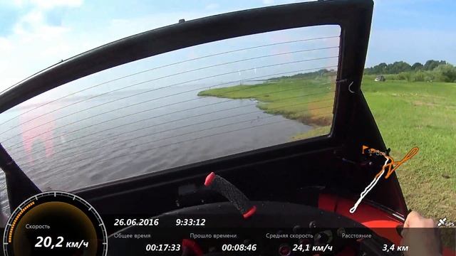 экспедиционный СВП Бриз 520 22SR с моторами HONDA для ЦМИ МГУ видео 1 / Hovercraft Breeze смотреть онлайн