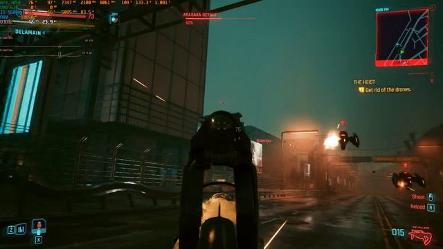 Cyberpunk 2077 Version 2.1 THE HEIST Mission Bug! смотреть онлайн