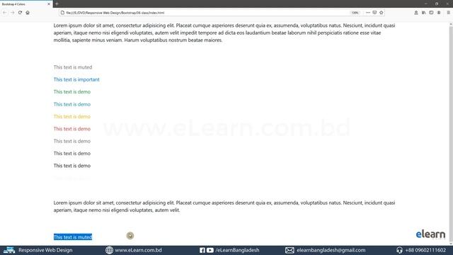 06. Bootstrap 4 Colors in Bengali смотреть онлайн