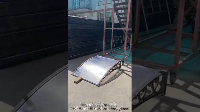 Impact Resistant Solid Polycarbonate Sheet Canopy