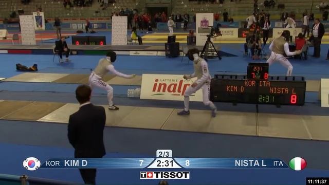2019 134 T64 02 M F Individual Turin ITA GP BLUE 1 NISTA ITA vs KIM D KOR смотреть онлайн