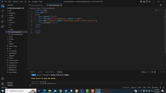 Student Management Project using Laravel 10 Part 1 смотреть онлайн