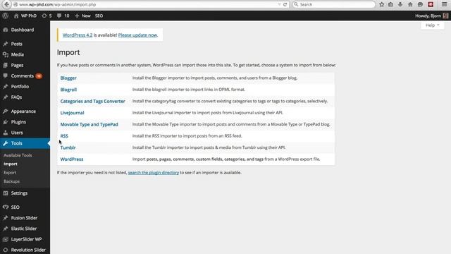 WordPress Tools Tutorial - What's In The WordPress Tools Section | WP Learning Lab смотреть онлайн