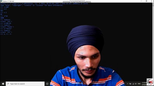 Python Tutorial #1 : Variables in Python, Swaping Variables , User input смотреть онлайн
