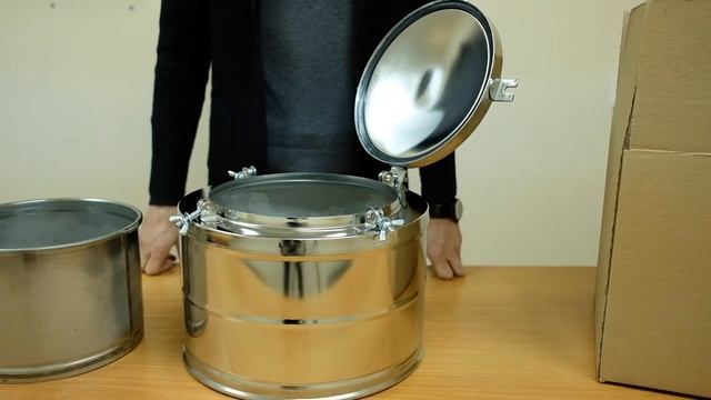 Термос армейский пищевой полностью нержавеющий на 6 литров ТГн-6