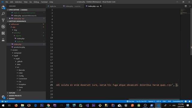 Generar documento PDF con plantilla HTML-CSS con MPDF 7 - PARTE 3/3 смотреть онлайн