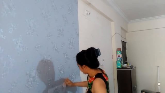 Flipkart Wall Paper | Living room wall makeover | On budget makeover смотреть онлайн