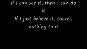 I Believe I can fly lyrics