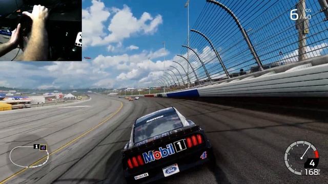 NASCAR Heat 4 Первый Взгляд на Руле Logitech G27 (Wheel Gameplay) смотреть онлайн