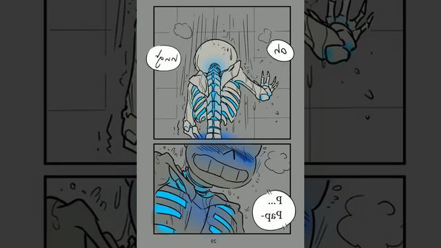 Младший братик НАКАЗАЛ старшего А ПОТОМ ОНИ ШОК Pick It Up Sans And Papyrus крутая озвучка комикса