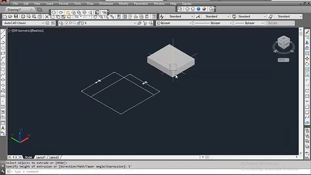 DIFFERENT BETWEEN 2D AND 3D IN AUTOCAD IN URDU AND HINDI. смотреть онлайн