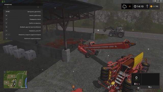 Farming Simulator 17. #6. Работа с конвейерной лентой смотреть онлайн