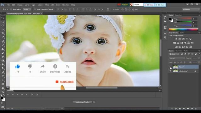Create an Animated GIF in Photoshop || Photoshop Tutorial in Bangla смотреть онлайн