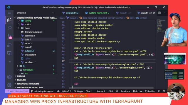 Setting up Web Proxy Infrastructure Orchestration using Terragrunt смотреть онлайн