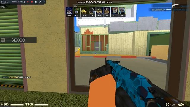 ИГРАЮ В КОНТР БЛОКС В ROBLOX! смотреть онлайн