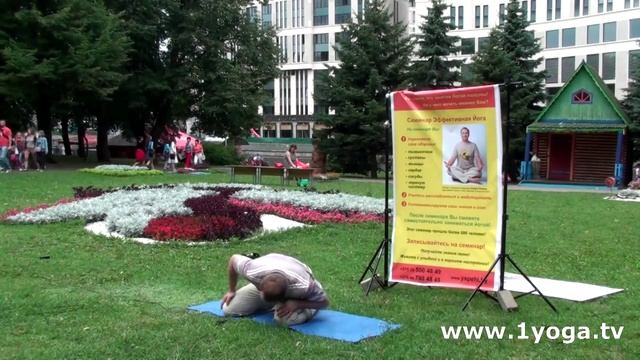 Йога с голосом и дыханием + медитация на природе! Парк Горького Минск смотреть онлайн