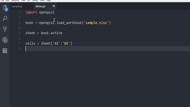 Python OpenpyXL Display Multiple Cells on Command Prompt смотреть онлайн