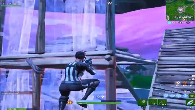 Fortnite V8.30 Stretched zoom and Ultra zoomed on 4:3 monitor смотреть онлайн