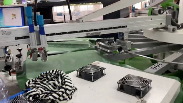 6 color automatic screen printing machine adjustable table смотреть онлайн