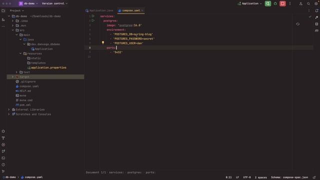 Spring Docker Compose Module - Connecting to the Container Database смотреть онлайн