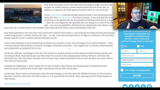 Tesla Stock Split + Huge 2030 Production News! | Is TSLA stock a Buy Now? смотреть онлайн