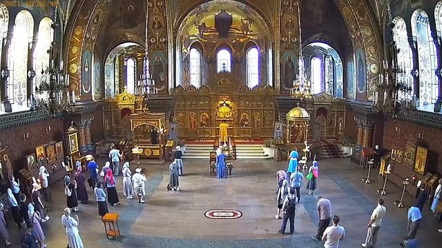 ВСЕНОЩНОЕ БДЕНИЕ в подворье Оптиной пустыни в С-Петербурге (2021.07.17)