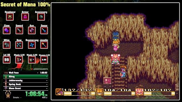 Secret of Mana - 100% Speedrun into 2022 [Part 1] смотреть онлайн